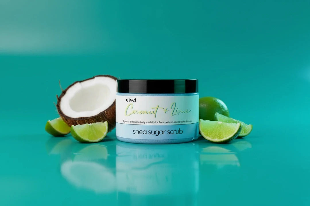 Coconut + Lime Shea Sugar Scrub