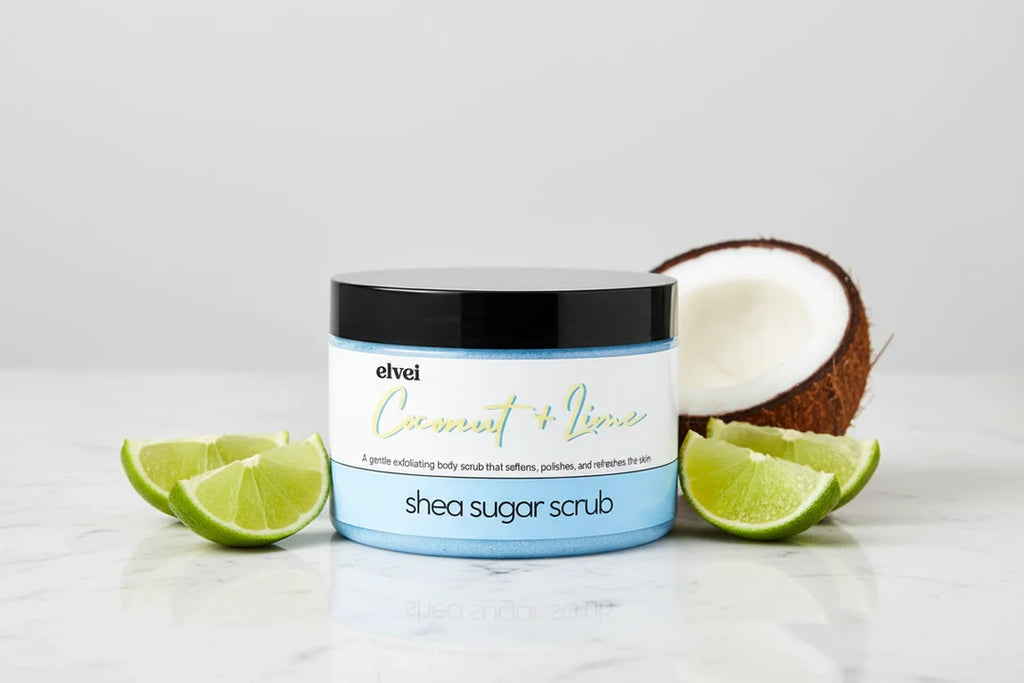 Coconut + Lime Shea Sugar Scrub