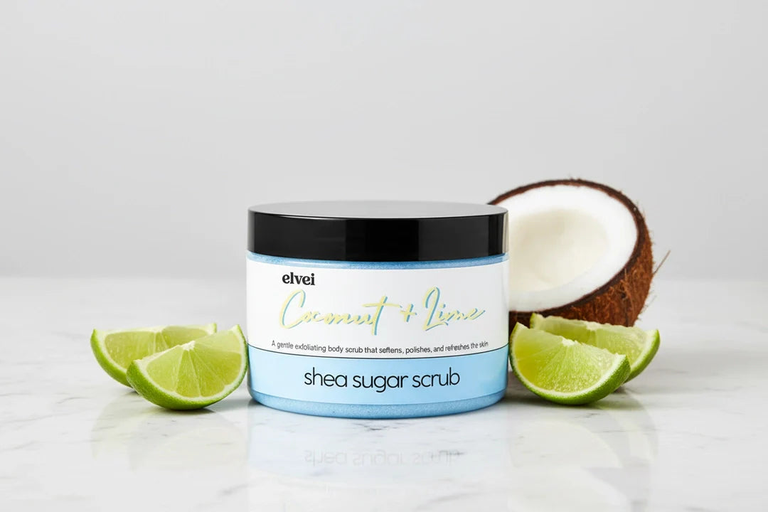 Coconut + Lime Shea Sugar Scrub