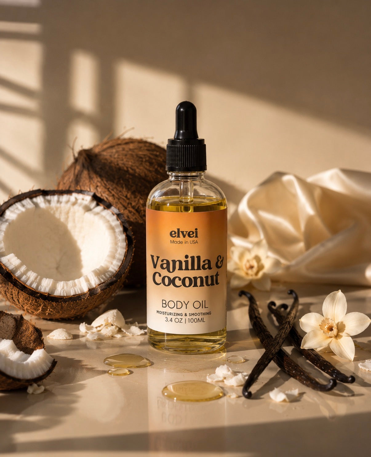 Vanilla & Coconut Body Oil