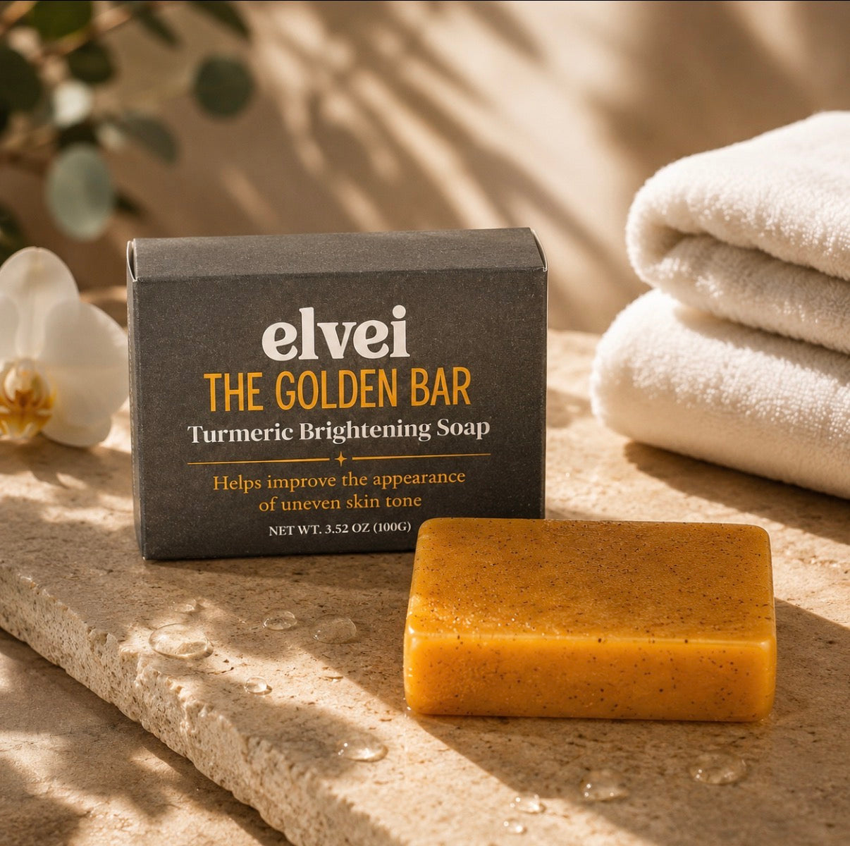 The Golden Bar – Turmeric Brightening Soap
