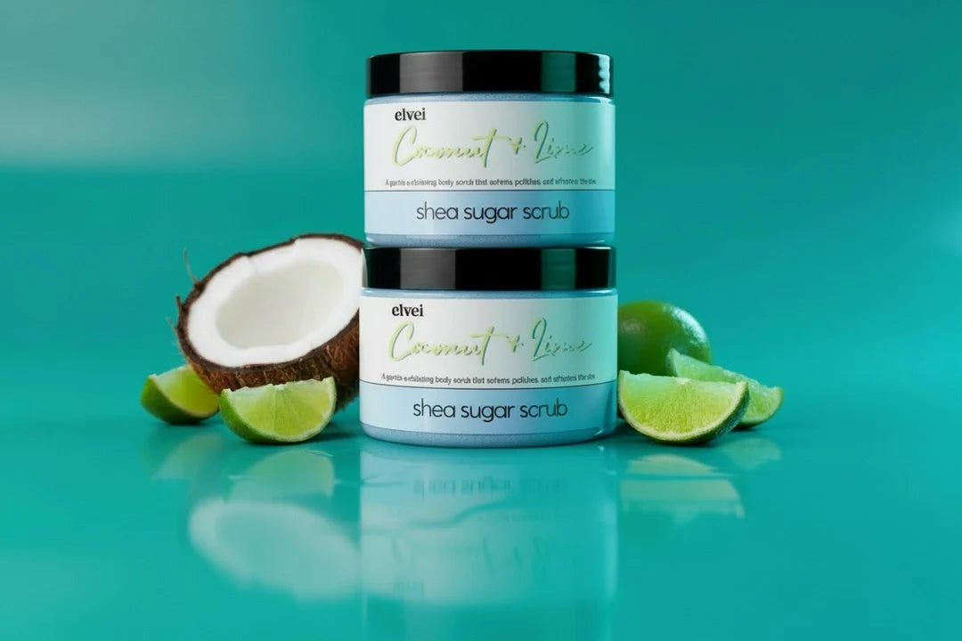 Coconut + Lime Shea Sugar Scrub